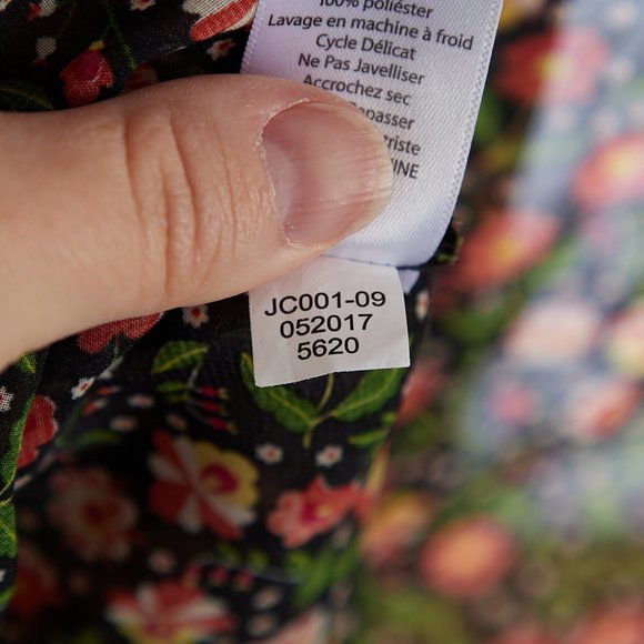 Lularoe Floral Sheer Kimono Small - Picture 8 of 9